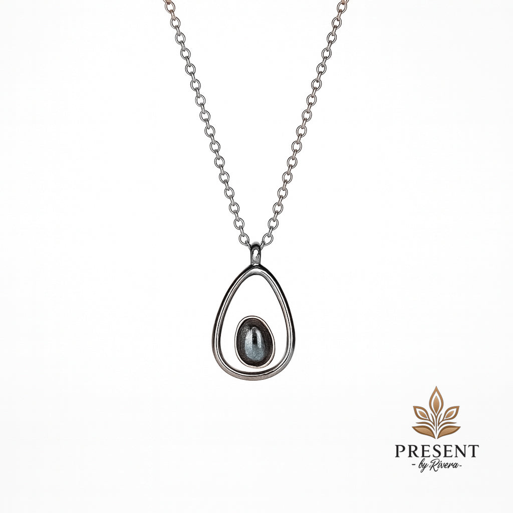 Aguacate Silver Necklace