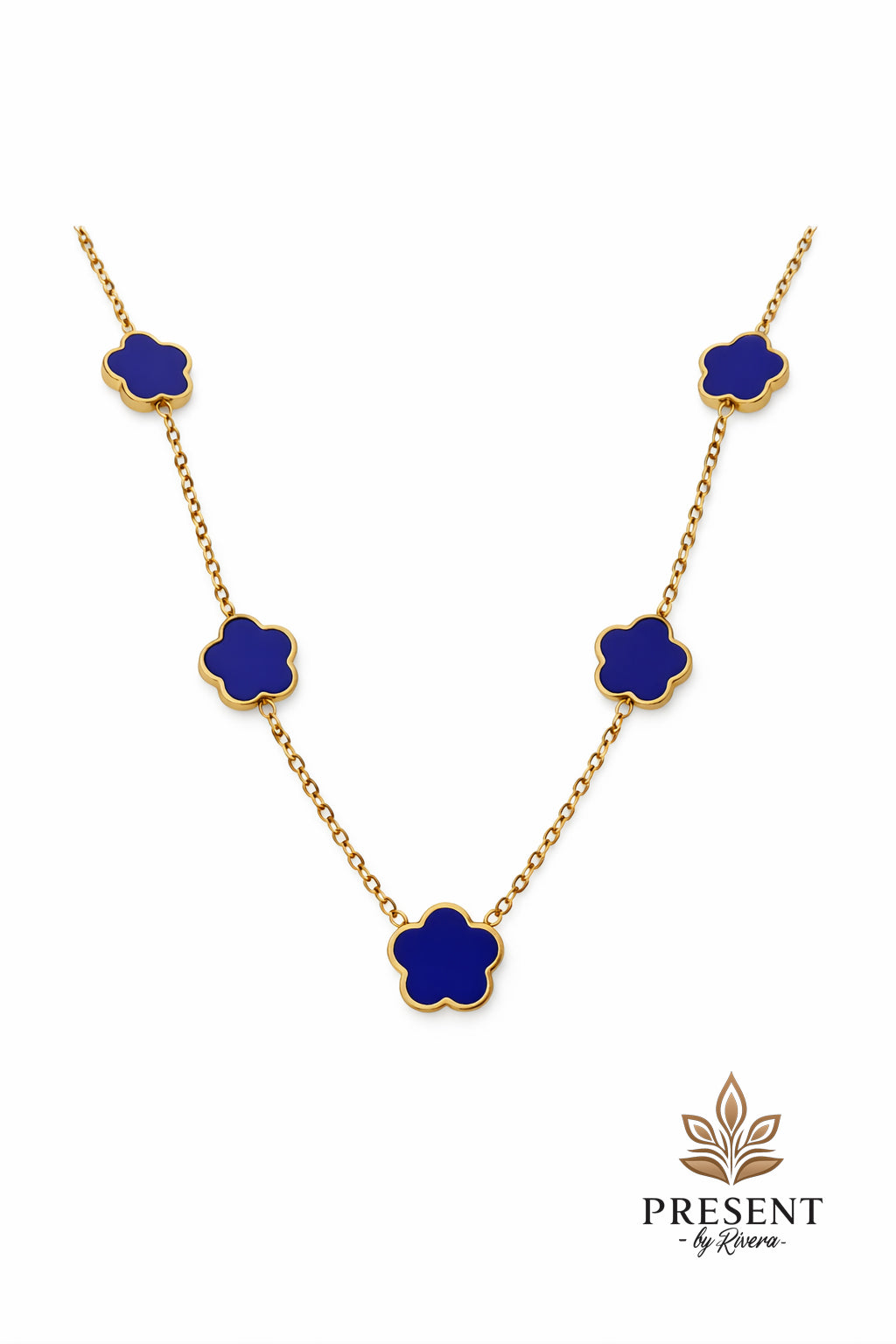 Purple Trebol Necklace