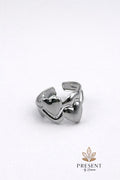 Ebano Silver  Ring