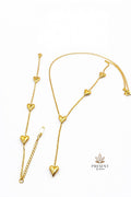 Heart Golden Tree Set