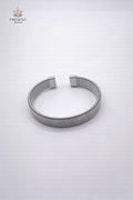 Curve silver  bracelet