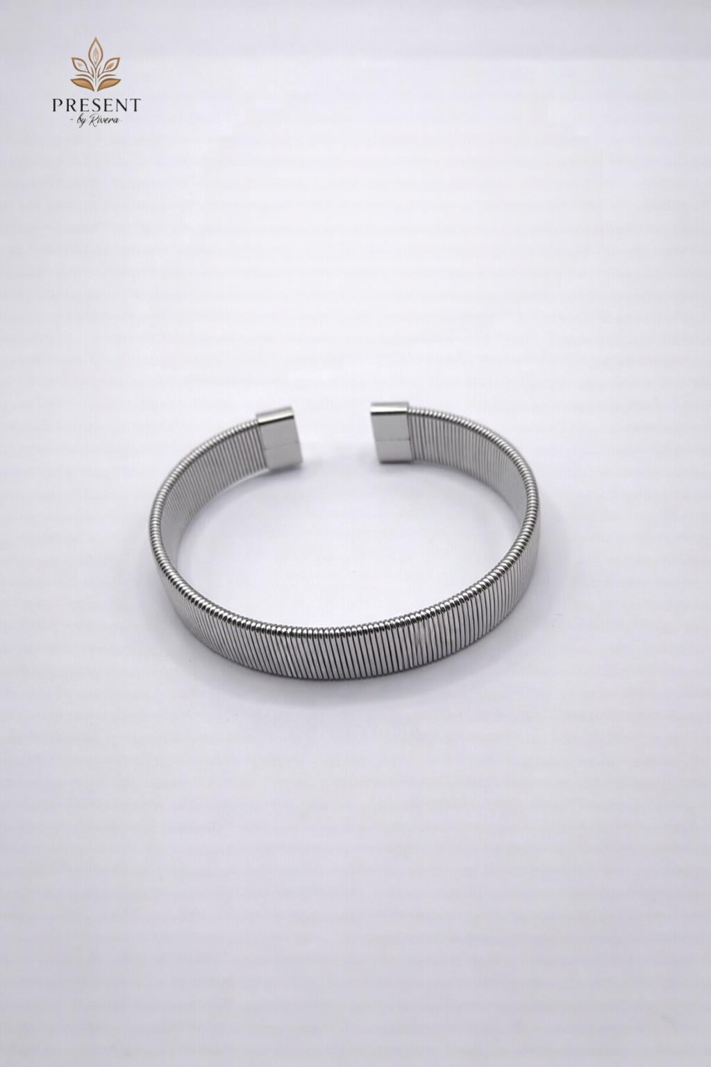Curve silver  bracelet