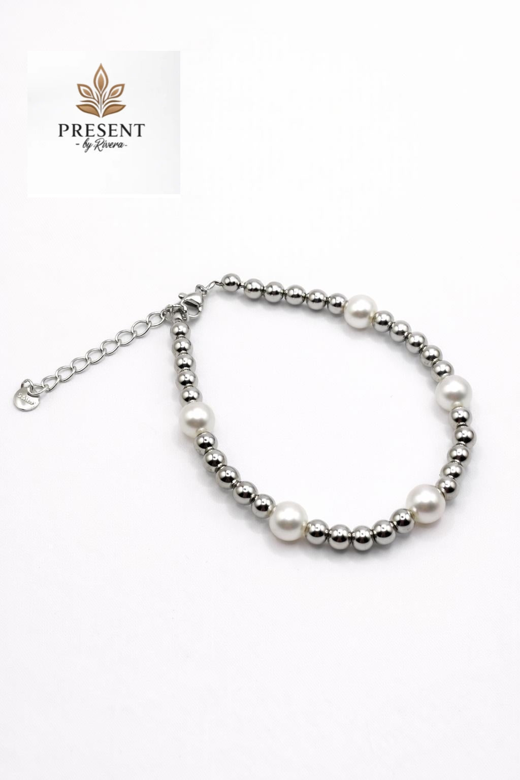 Pear Steel Heart bracelet