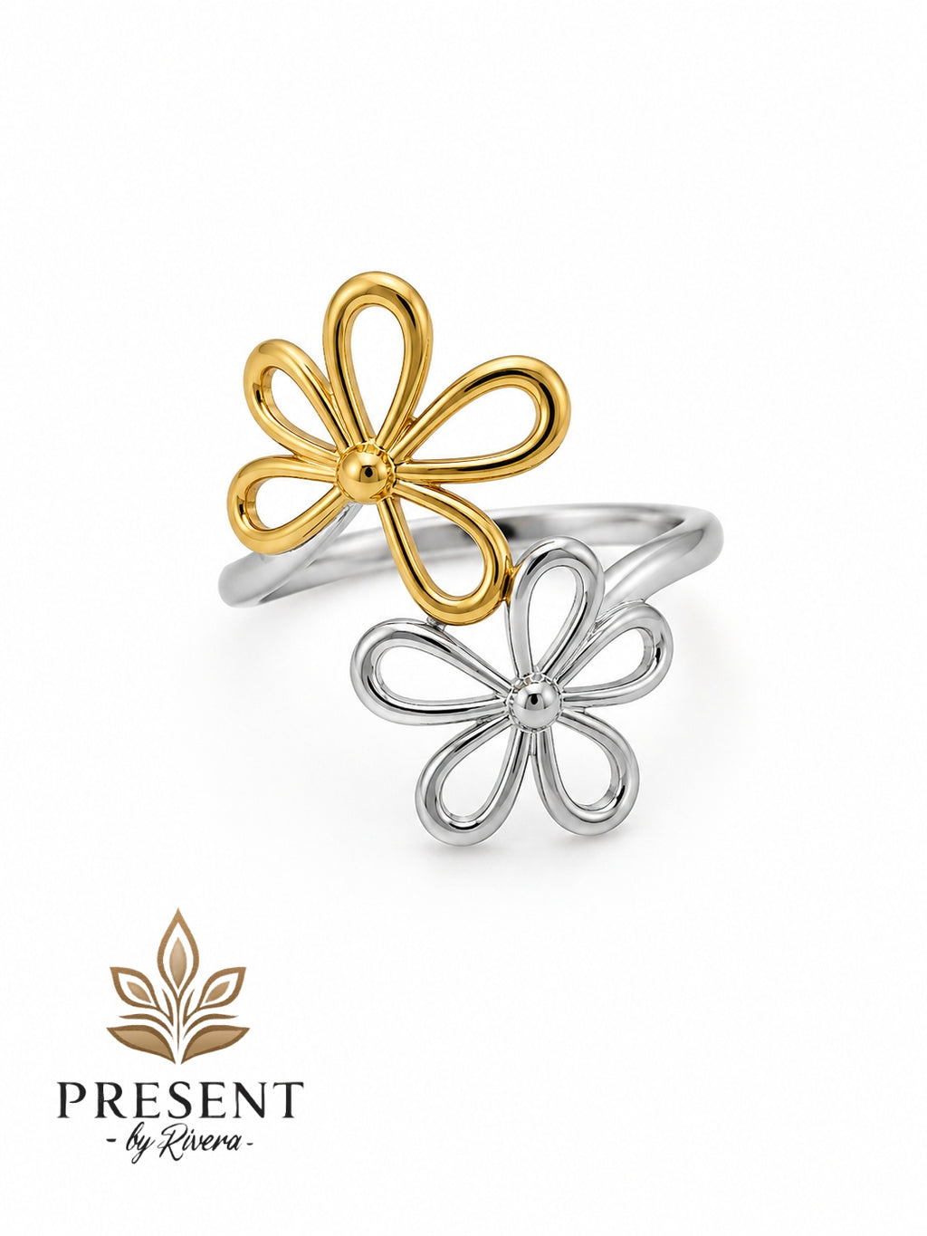 Dual Bloom Ring