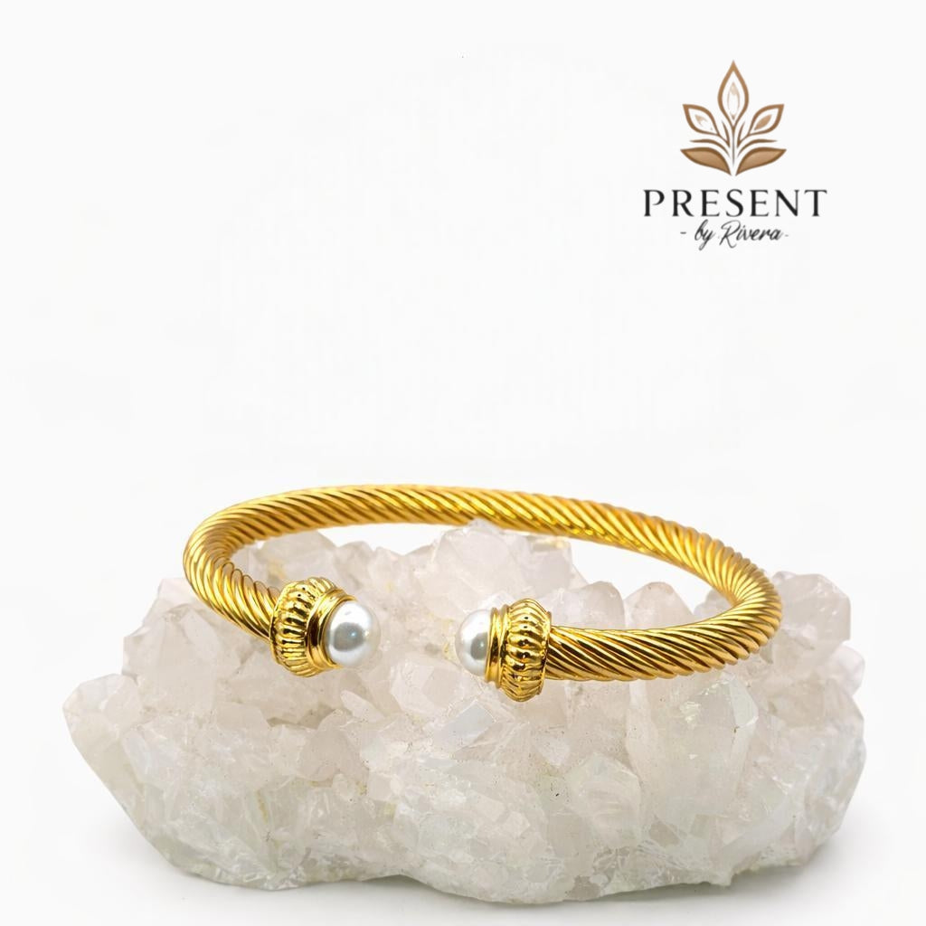 Gold braze bracelet