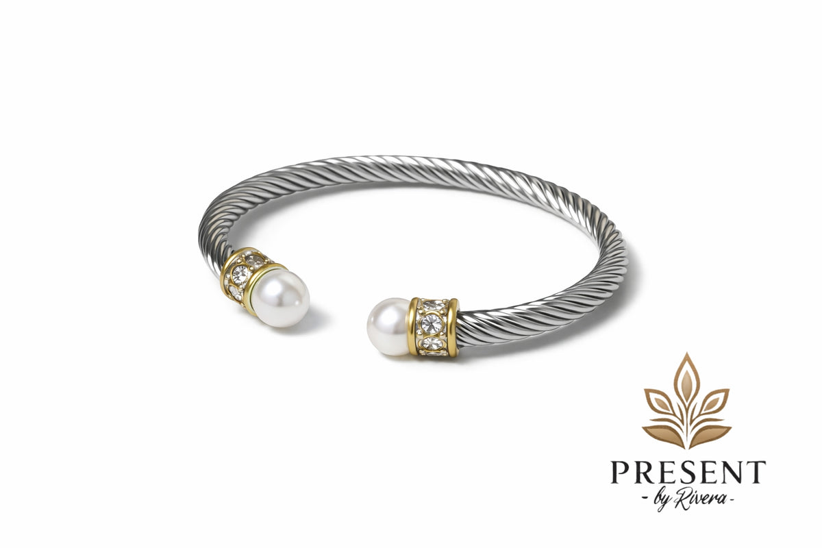 Pear white bracelet