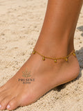 See gold ankle