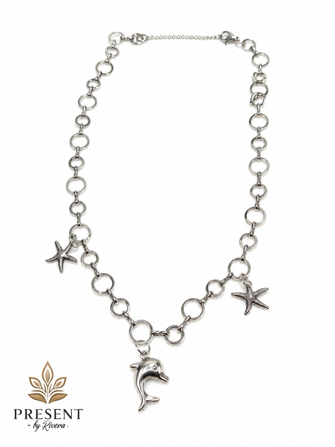 Dolphin Silver Chain