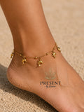 Dolphin gold anklet