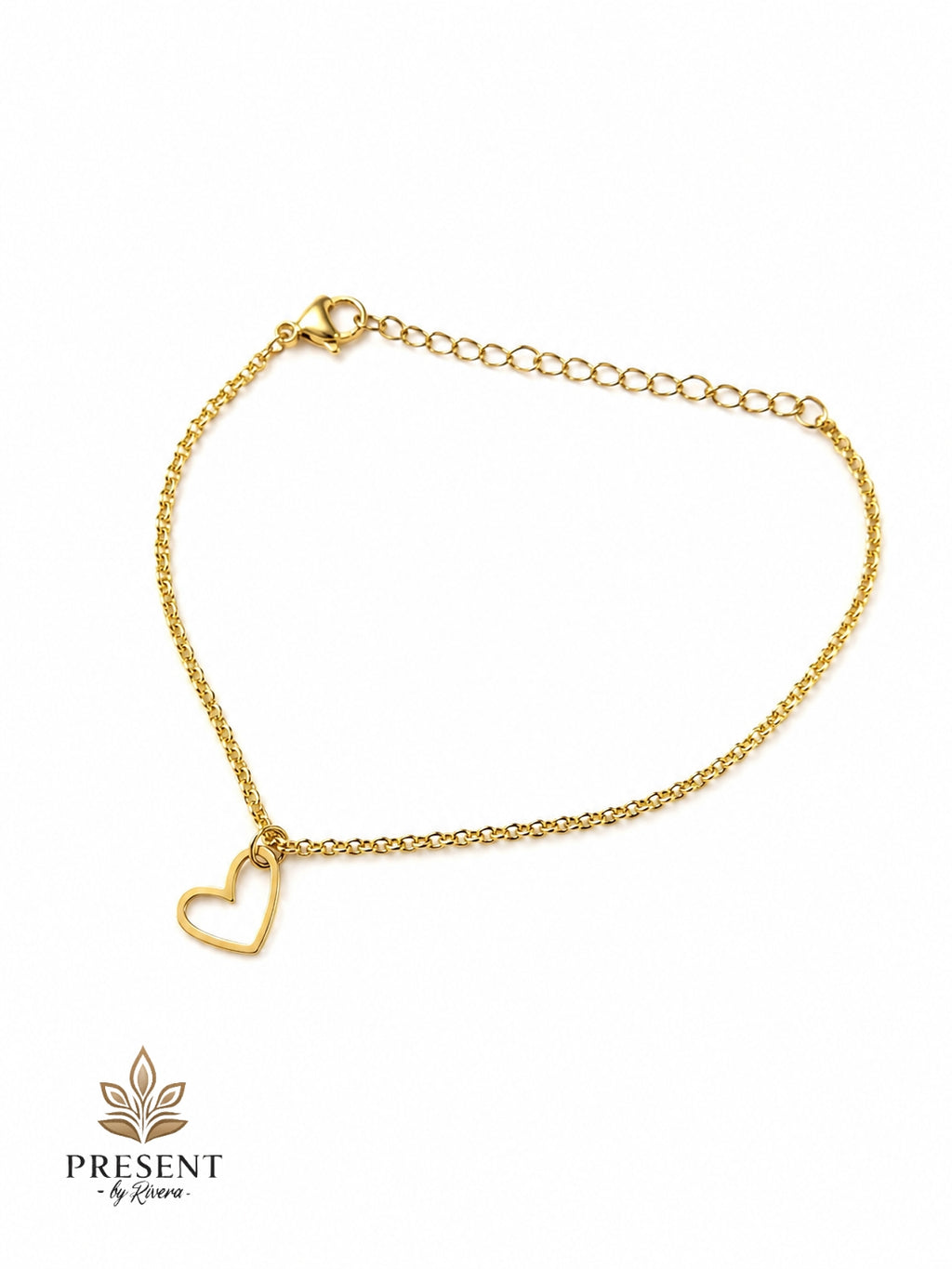 Heart Gold Anklet