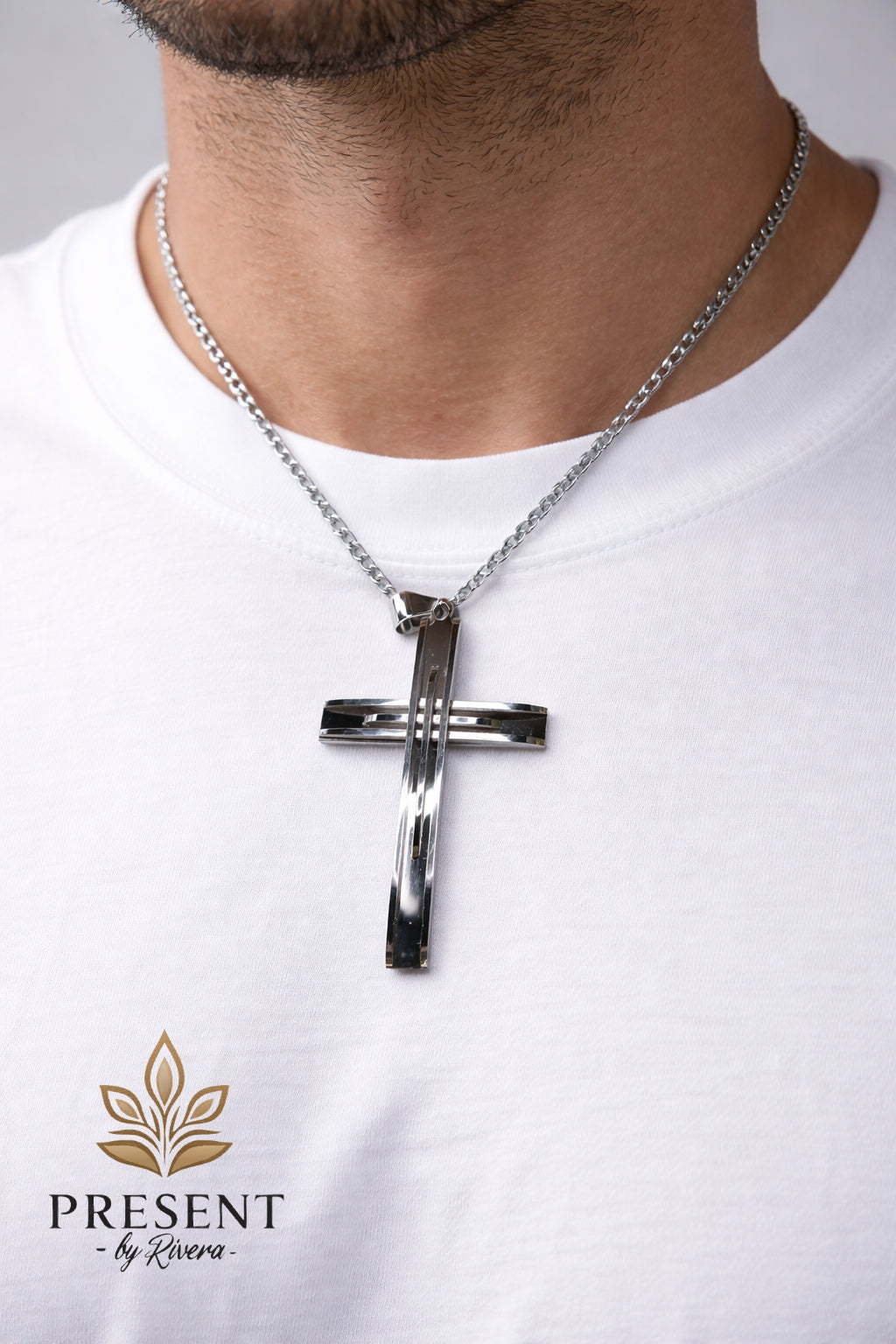 Jenson Silver Cross Charm
