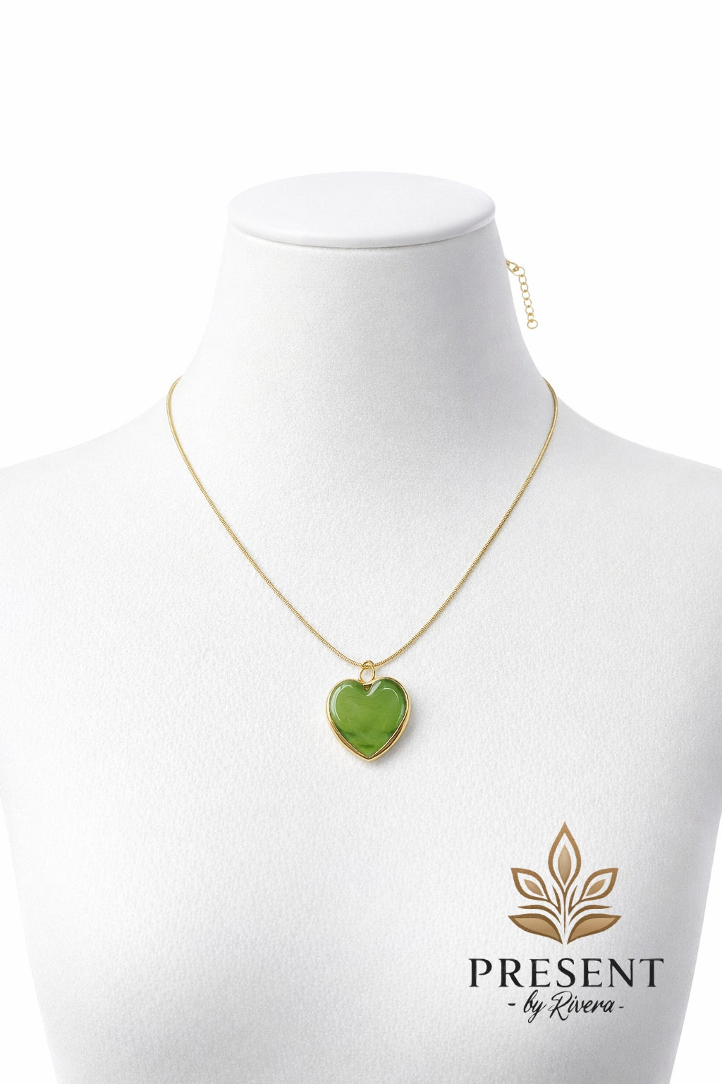 Green Heart necklace