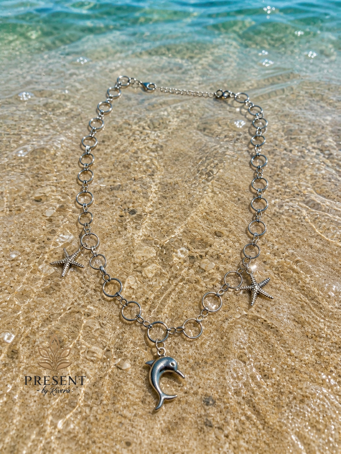 Dolphin Silver Chain